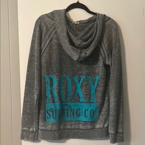 Roxy Gray Hoodie Sweatshirt for Women
